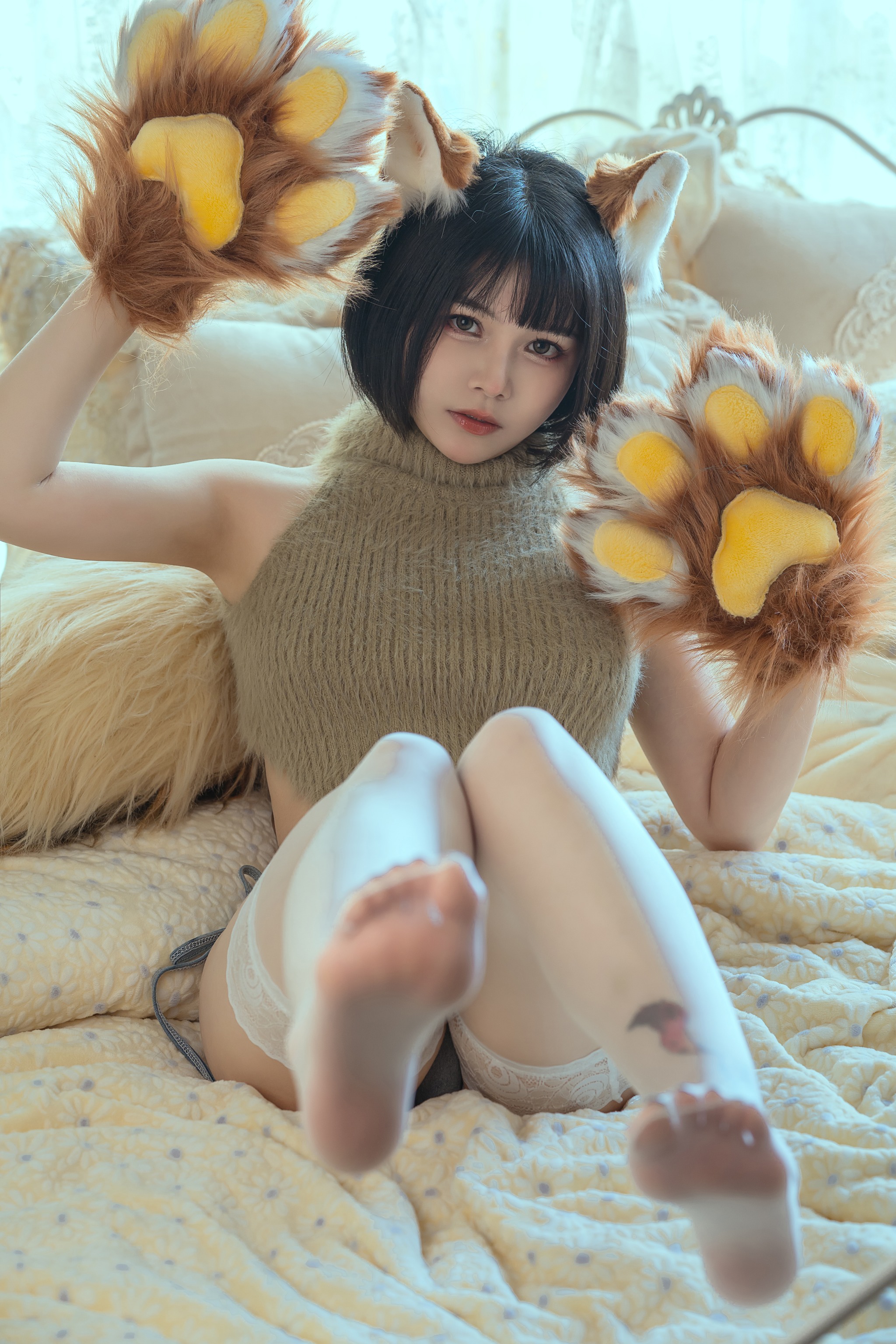 图片[1]-七月喵子 – NO.031 幻想兽娘集-日食本-牙牙[26P]-XikXak